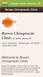 Mobile Screenshot of brownchiroclinic.com
